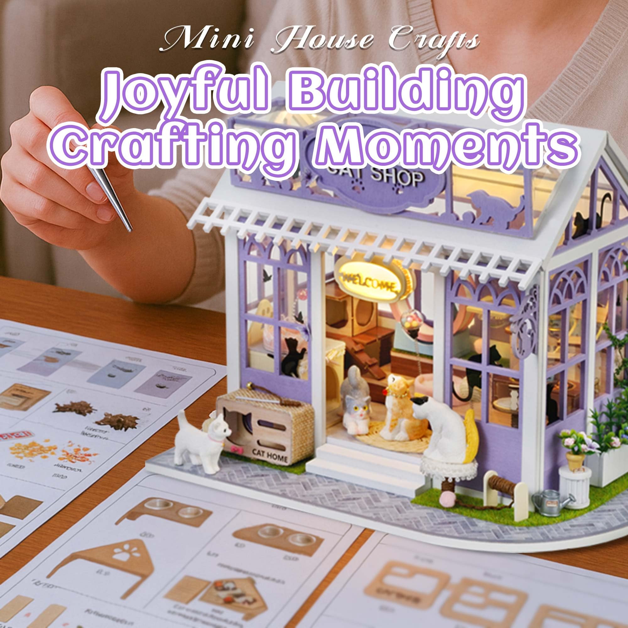 Kisoy architecture-inspired craft kit for adults and teens to unwind