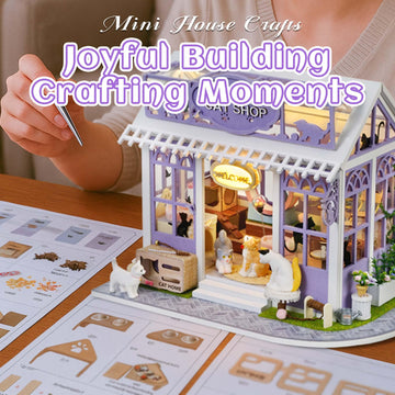 Kisoy architecture-inspired craft kit for adults and teens to unwind