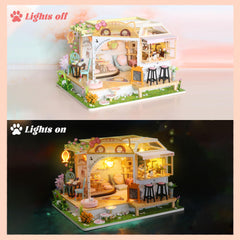 Kisoy Dollhouse Kit shelf display sparks conversation and inspiration.