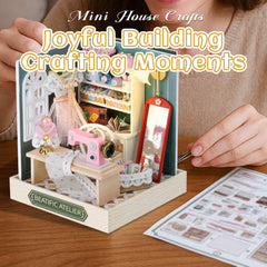 Kisoy Dollhouse Miniature parts and color options for customization.