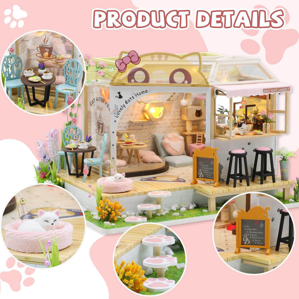 Kisoy Finished book nook decor elevates your shelf aesthetic.