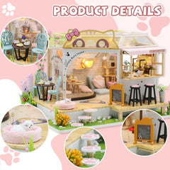 Kisoy Finished book nook decor elevates your shelf aesthetic.
