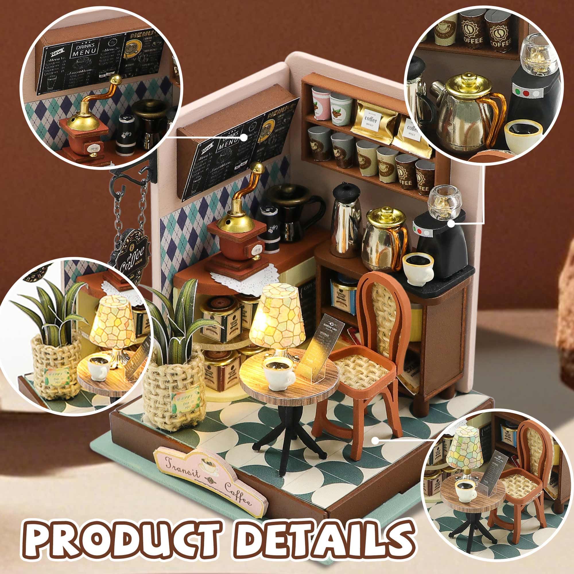 Kisoy miniature house furniture set ready to decorate tiny rooms.