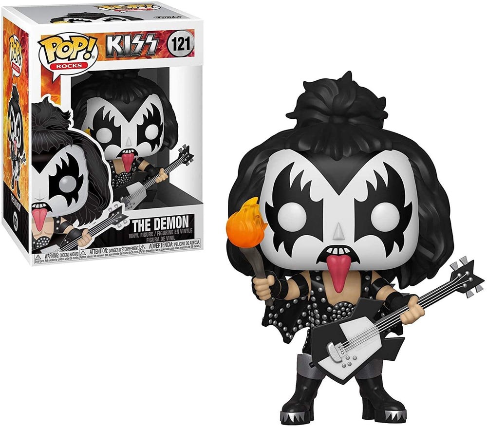 Kiss Demon POP display box highlighting packaging for safe shelving.