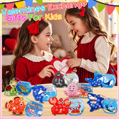 Kiss Monkey classroom exchange gifts, easy-to-share Valentine goodies.