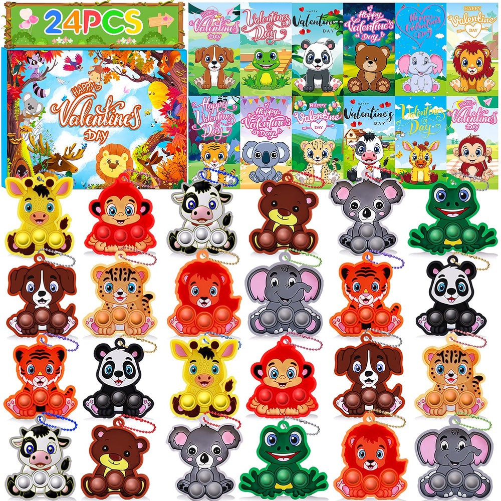 Kiss Monkey Valentine cards with dolphin design, vibrant colors, ideal for classroom exchanges.