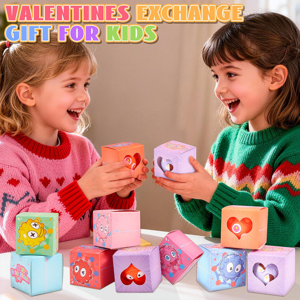 KissFree 24-pack valentines collection for classroom exchanges and variety