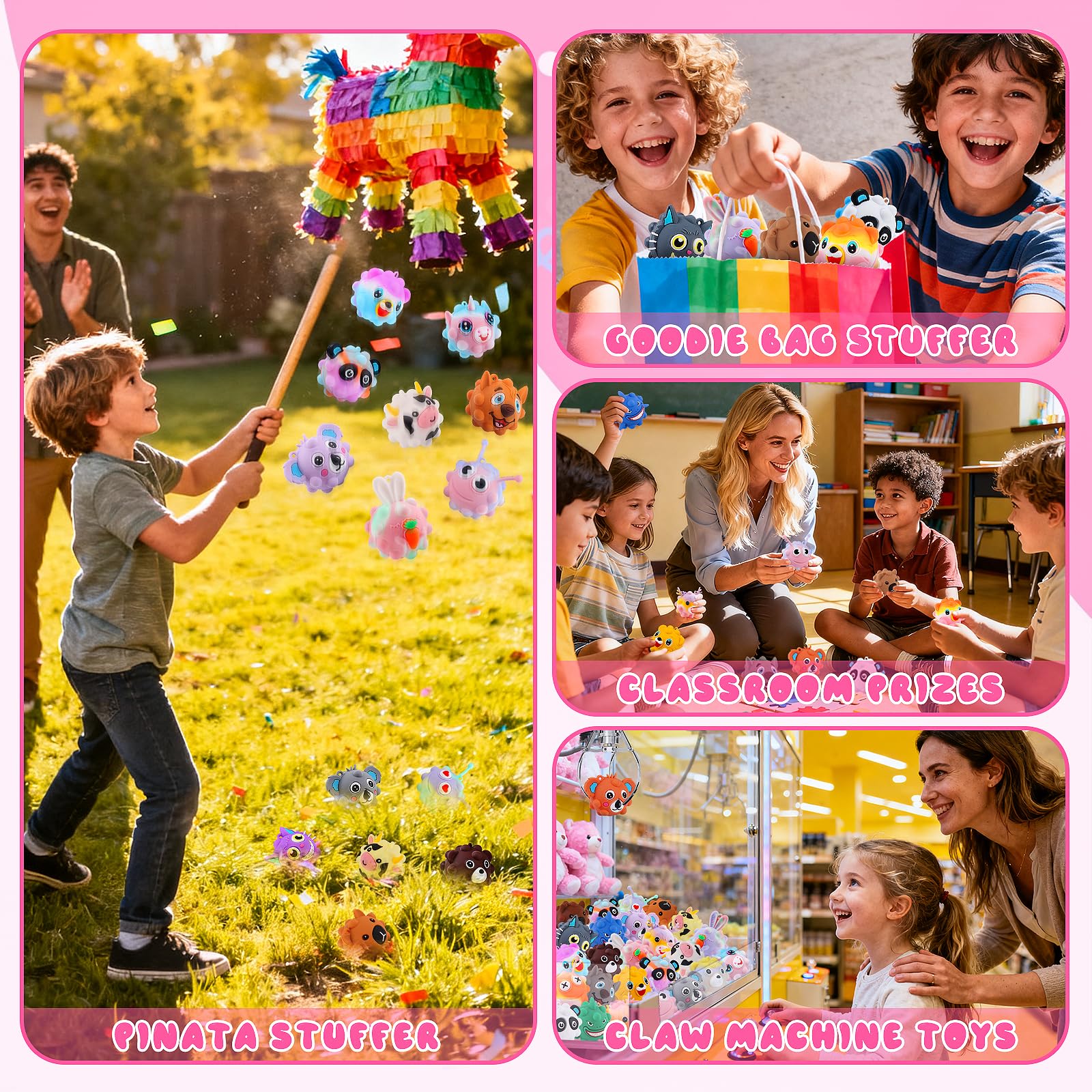 KissFree Animal Pop Ball with 36 designs encourages sharing and collection.