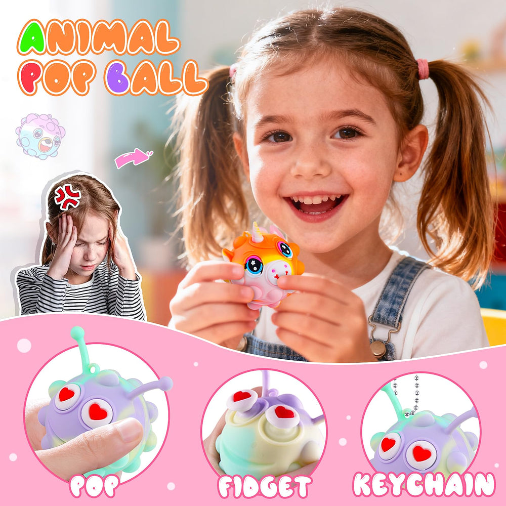 KissFree Animal Pop Ball used as classroom rewards and treasure prizes.