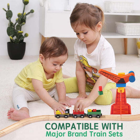 KiToyWod train crane accessory for imaginative construction games