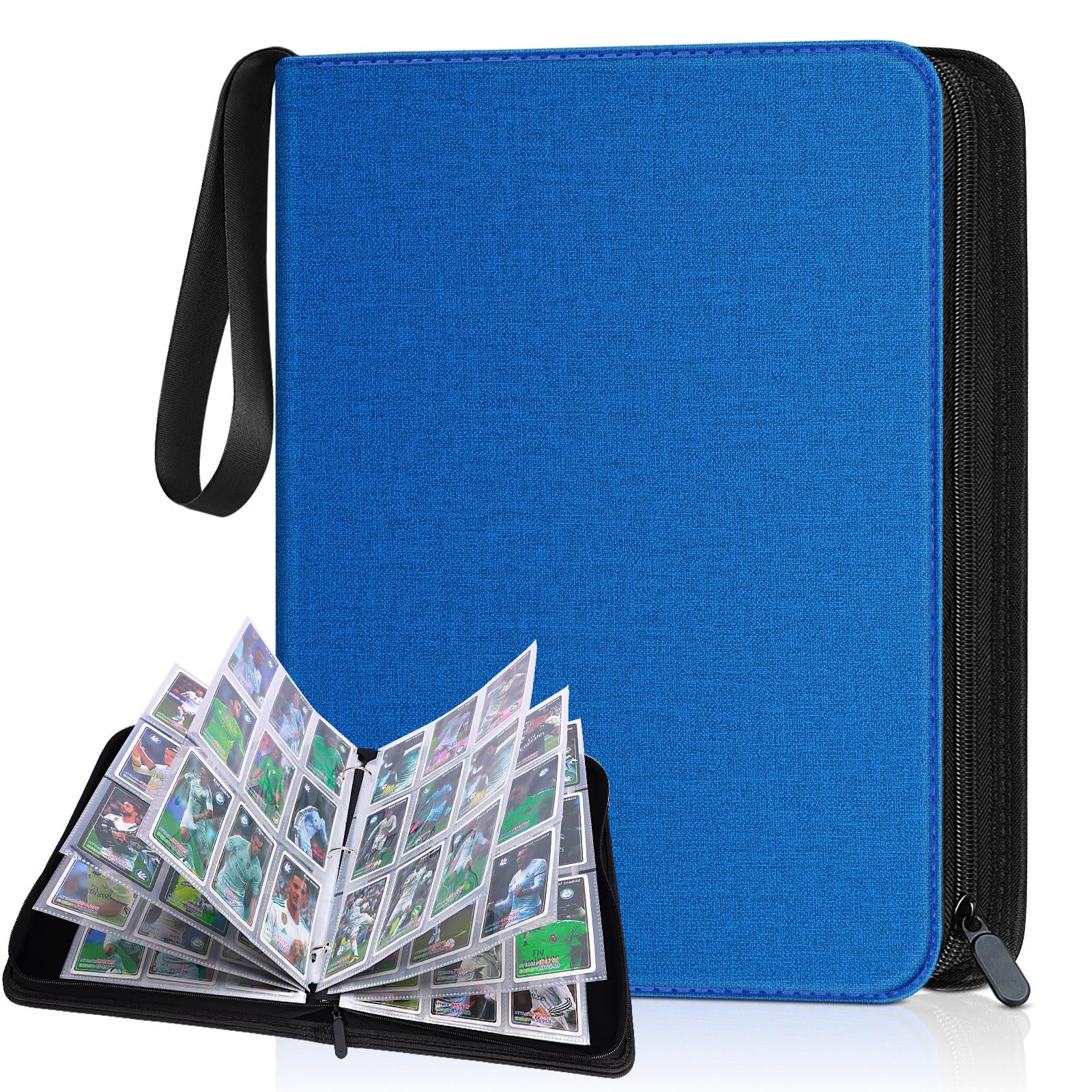 Kitoyz 900-pocket binder with durable PU cover on display.