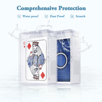 Inside view of Kitoyz card case with cards arranged for easy access
