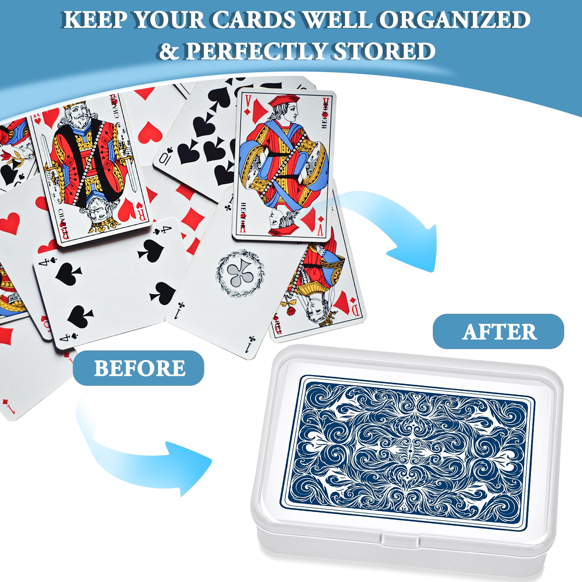  Kitoyz six-pack packaging of clear storage boxes ready for card collection
