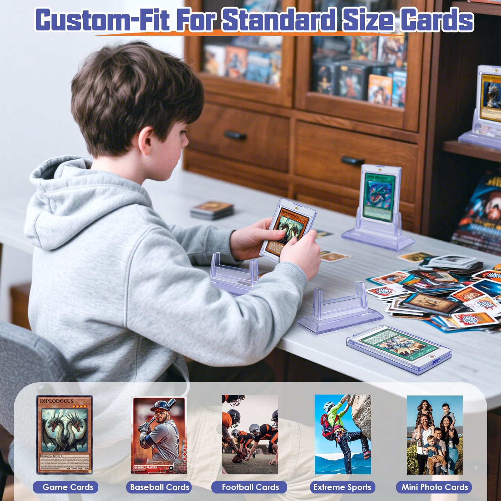 Kitoyz compatible with TCG, sports, and trading cards.