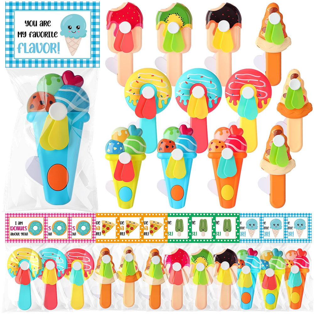 Kittmip ice cream fan gift set with cards for stylish summer gifts.