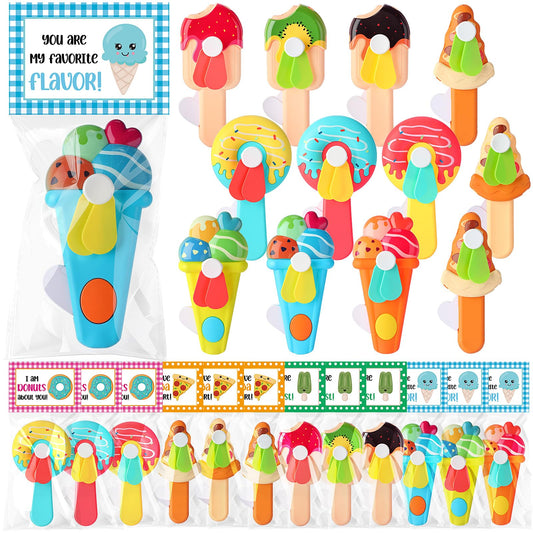 Kittmip ice cream fan gift set with cards for stylish summer gifts.