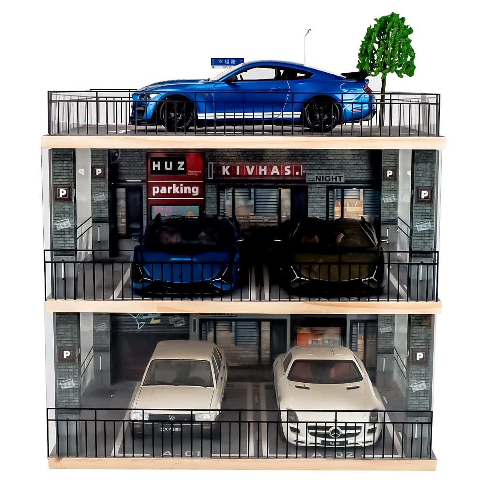 Kivcmds parking lot scene background enhances realistic model presentation