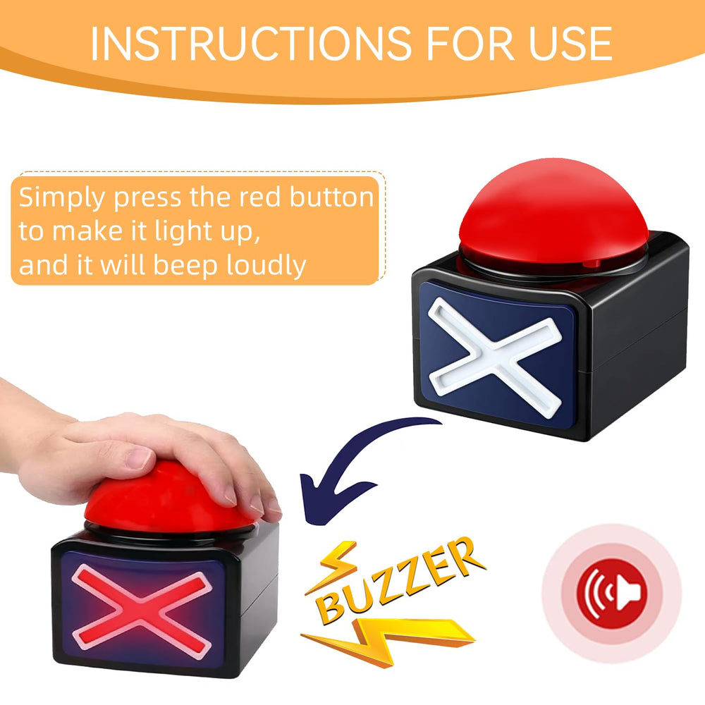 KiViRap Buzzer side view shows compact design for easy storage.