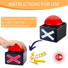 KiViRap Buzzer side view shows compact design for easy storage.
