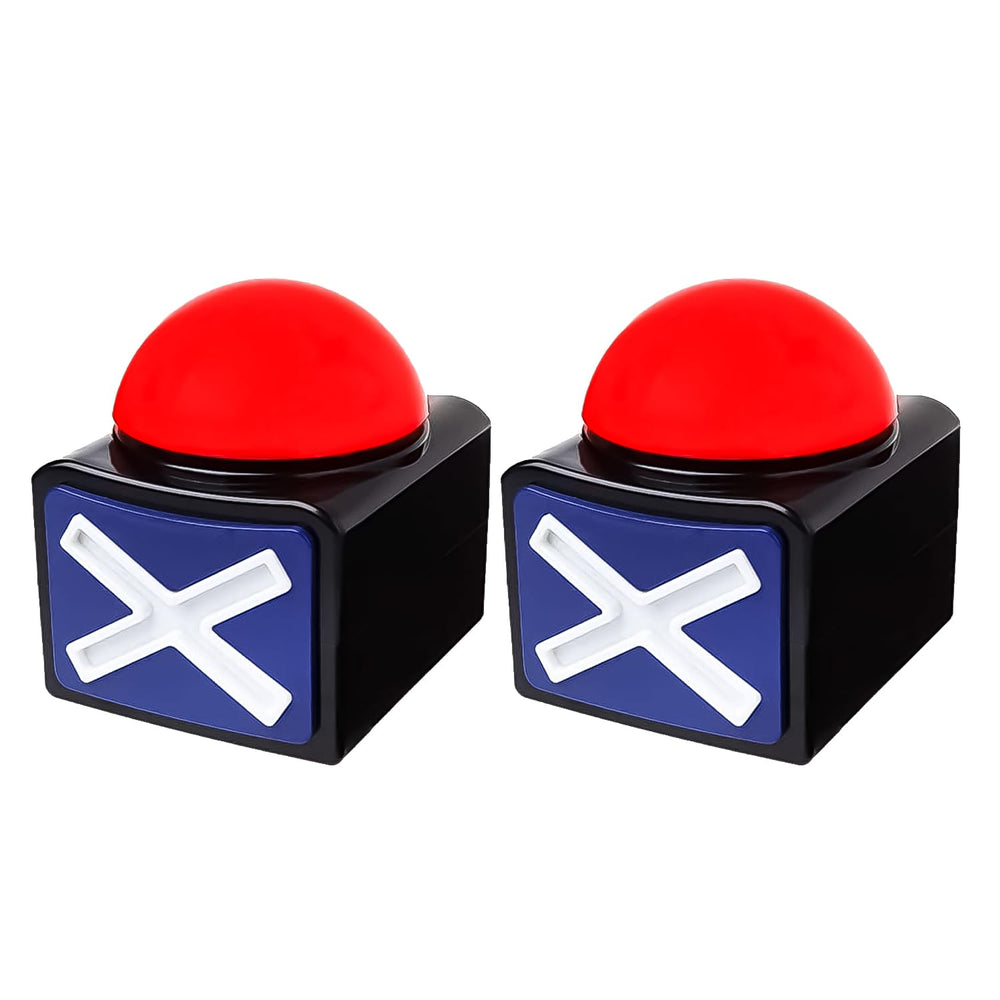 KiViRap Game Buzzer with Sound lights up on press for engaging quiz moments.