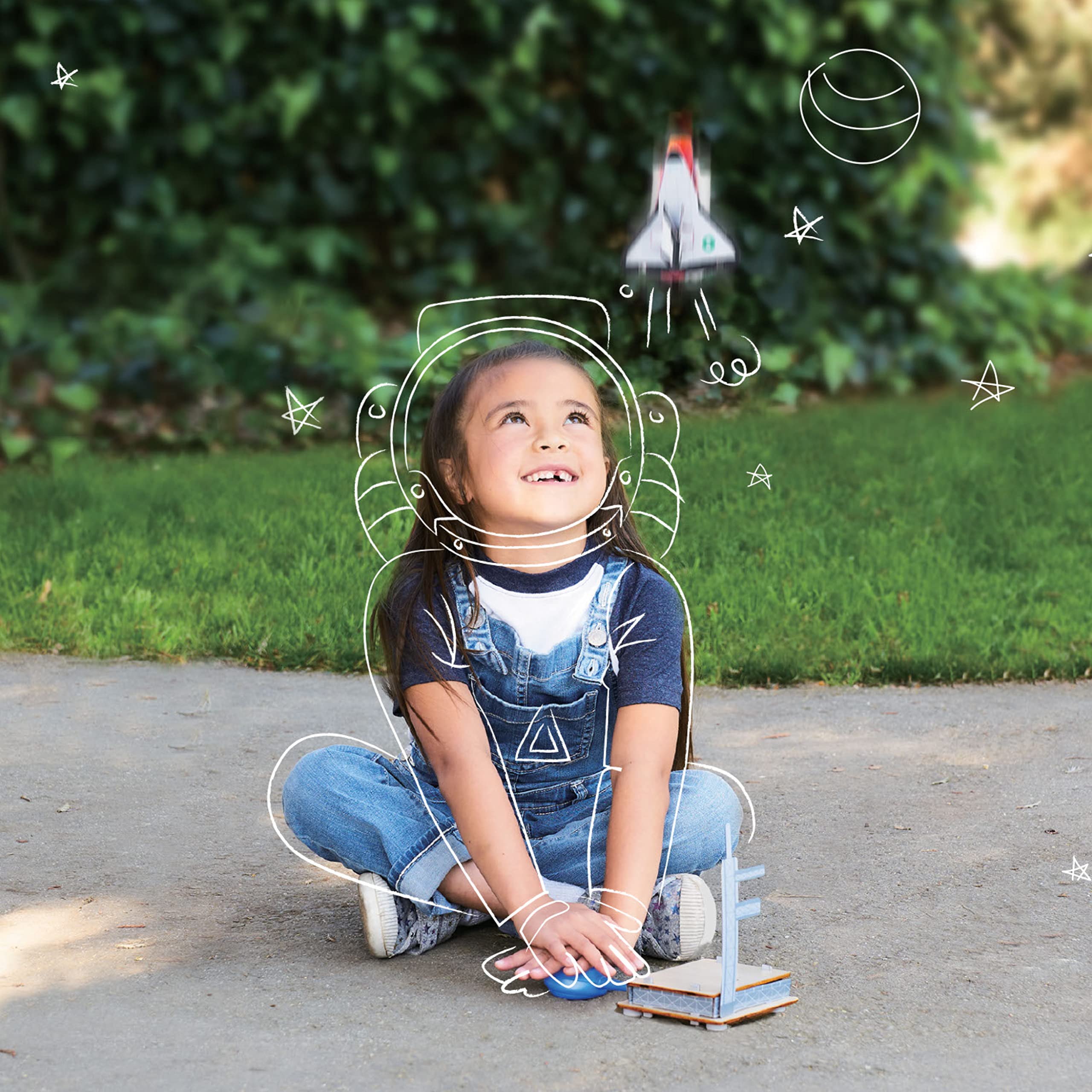 Colorful space setup inspires imaginative, exploratory play at home.
