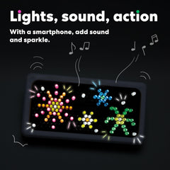KiwiCo Pixel Art Kit pixel grid to create signs, emoji, and scenes