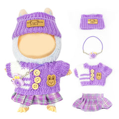 KIYEREE Lububu 17cm doll clothes set for stylish dress up and display