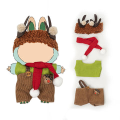 KIYEREE Lububu 17cm doll outfit close-up shows soft fabric for comfy posing and display