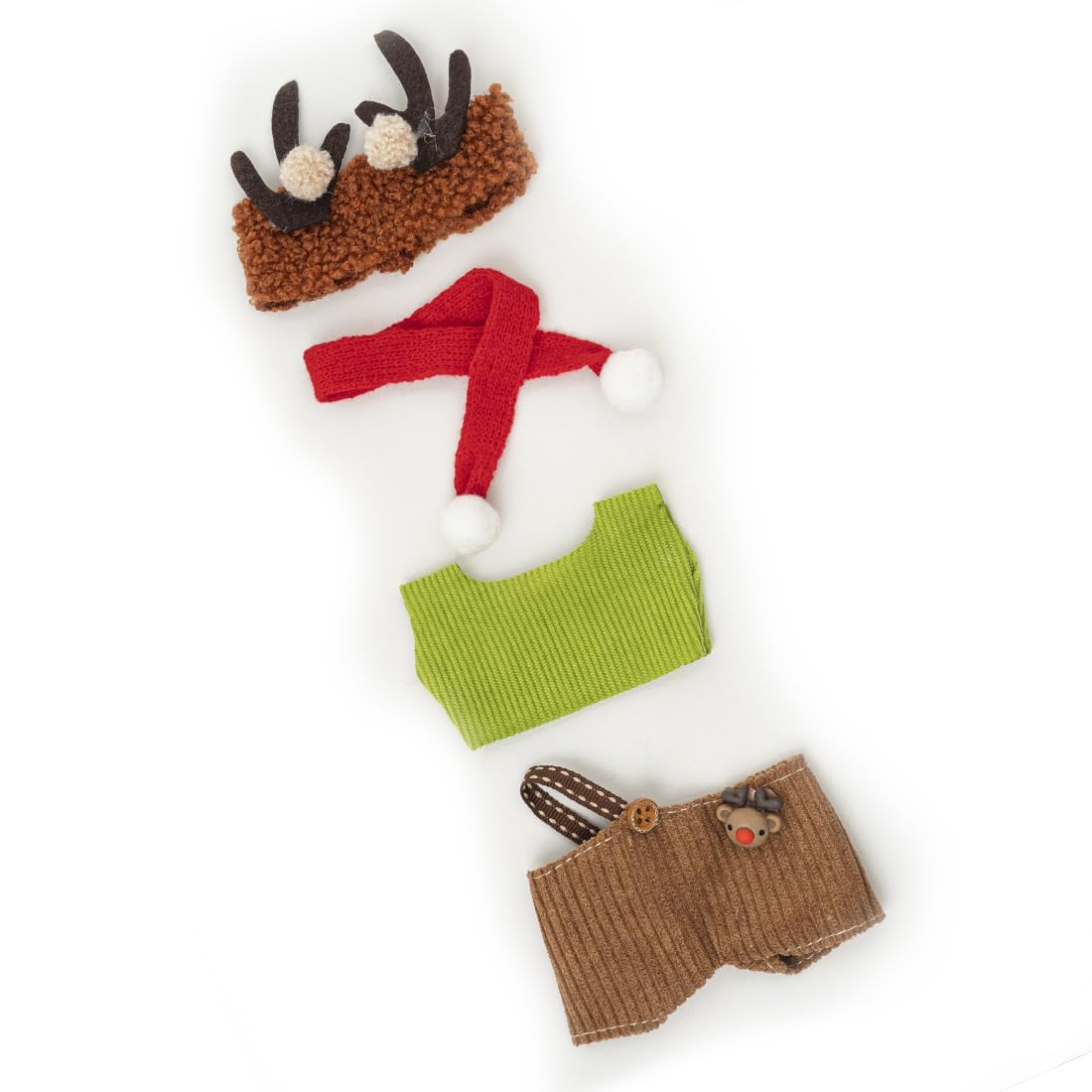 KIYEREE Lububu 17cm doll outfit layered-look demonstrates easy mix-and-match styling