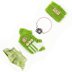KIYEREE Lububu display-ready green dress for versatile styling