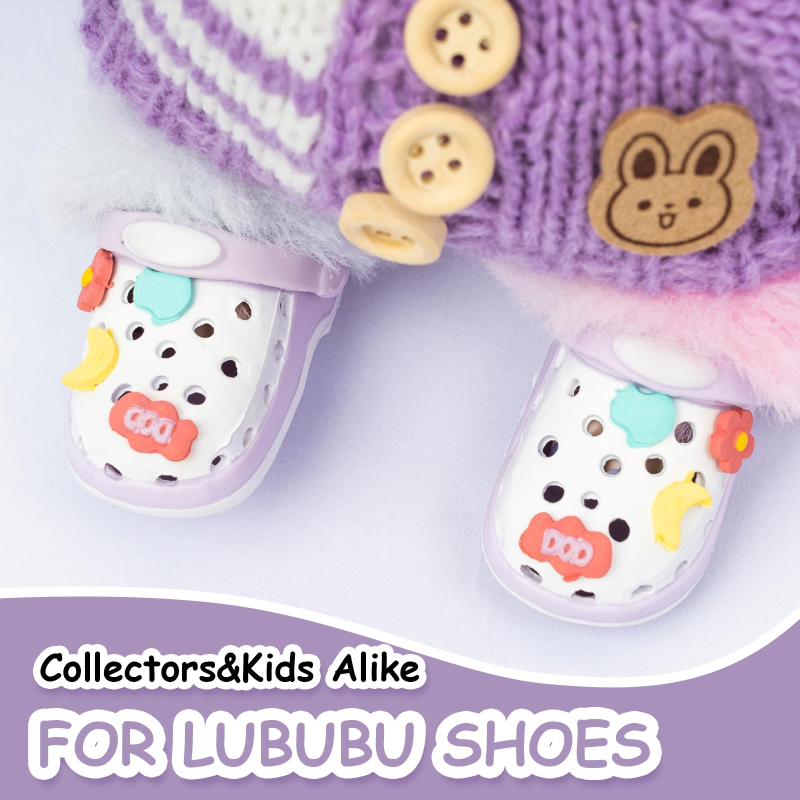 KIYEREE close-up texture shows realistic finish on doll sandals