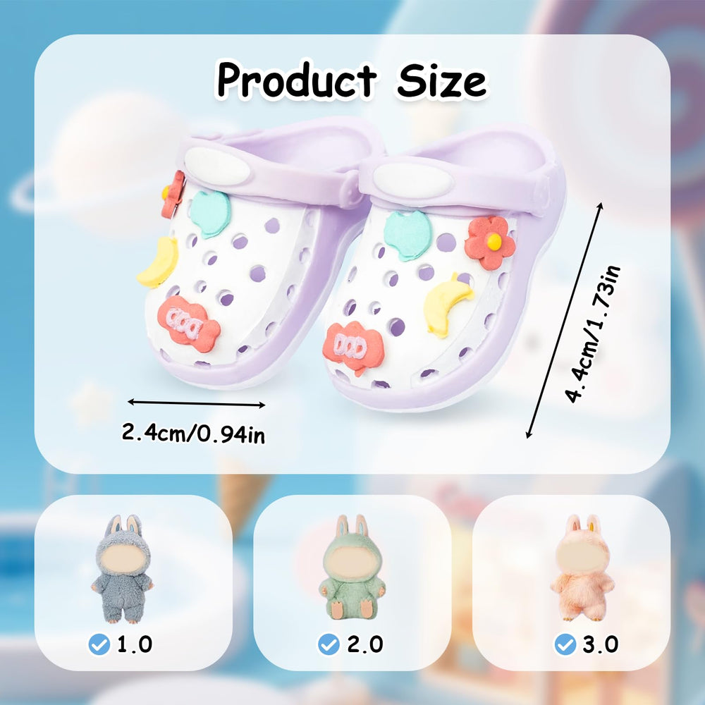 KIYEREE sandal fit on lububu dolls provides secure wear during play