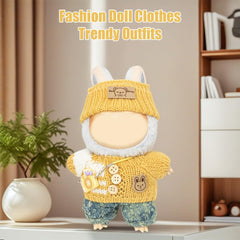 KIYEREE yellow dress for Lububu 17cm adds bright, charming styling.