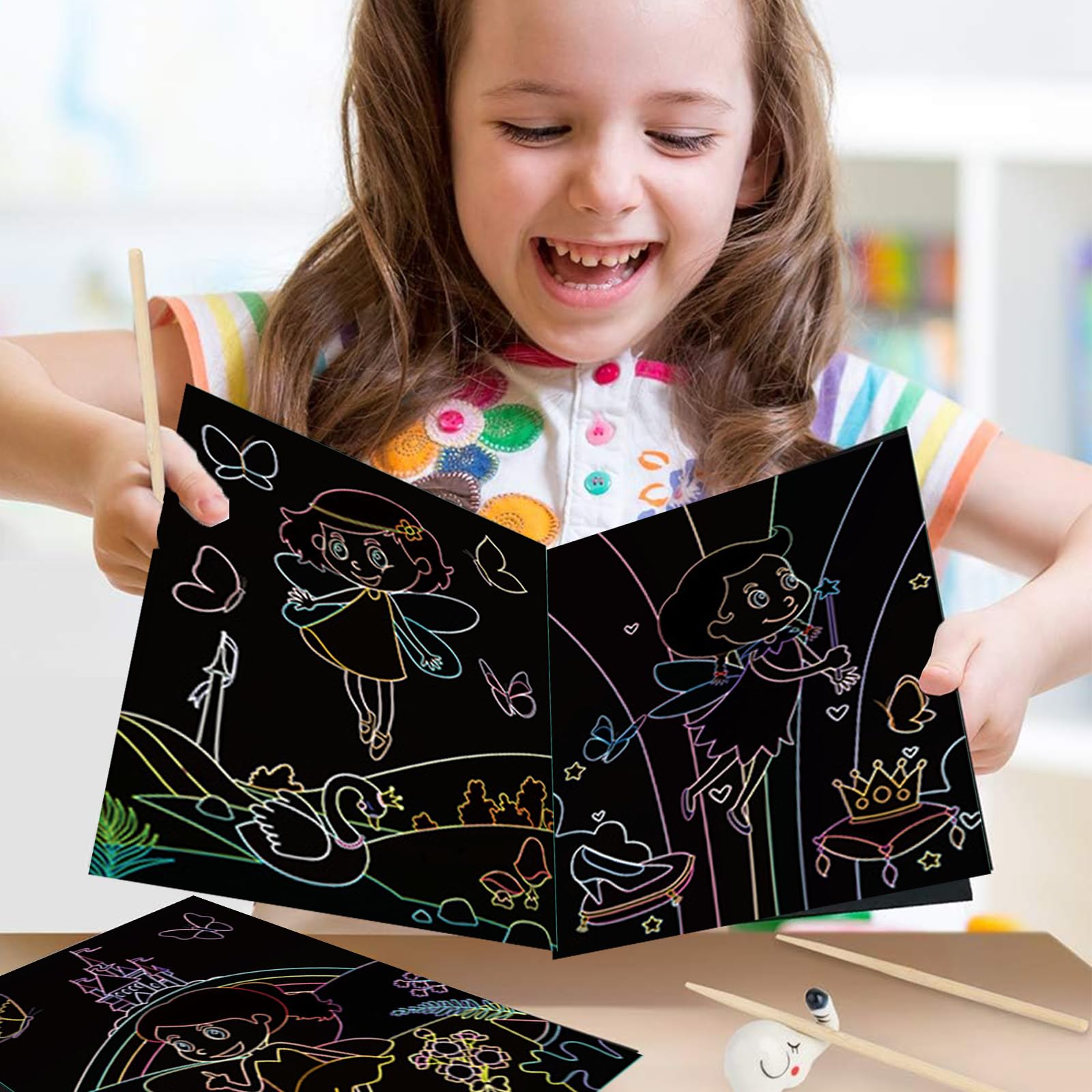 Kizcmvre Kids arts and crafts session sparks focus and imaginative storytelling during playtime.
