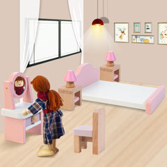 Kizfarm family dolls encourage caring interactions with colorful outfits and friendly faces