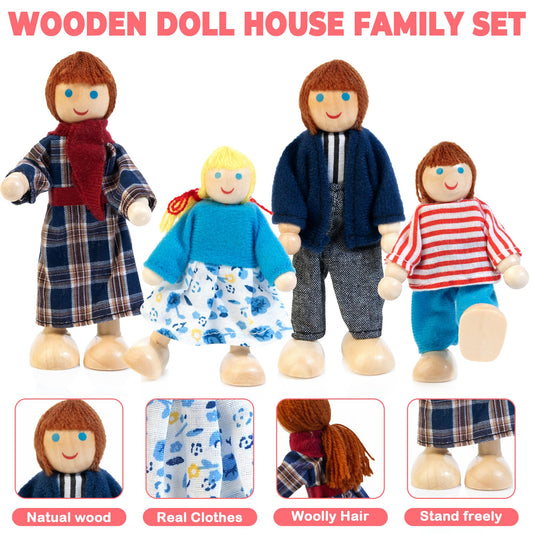 Kizfarm dollhouse bathroom furniture set sparks roleplay and fine motor skills during playtime
