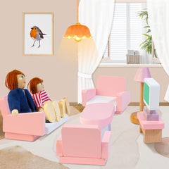 Kizfarm kitchen furniture pieces invite kids to explore daily routines through pretend cooking
