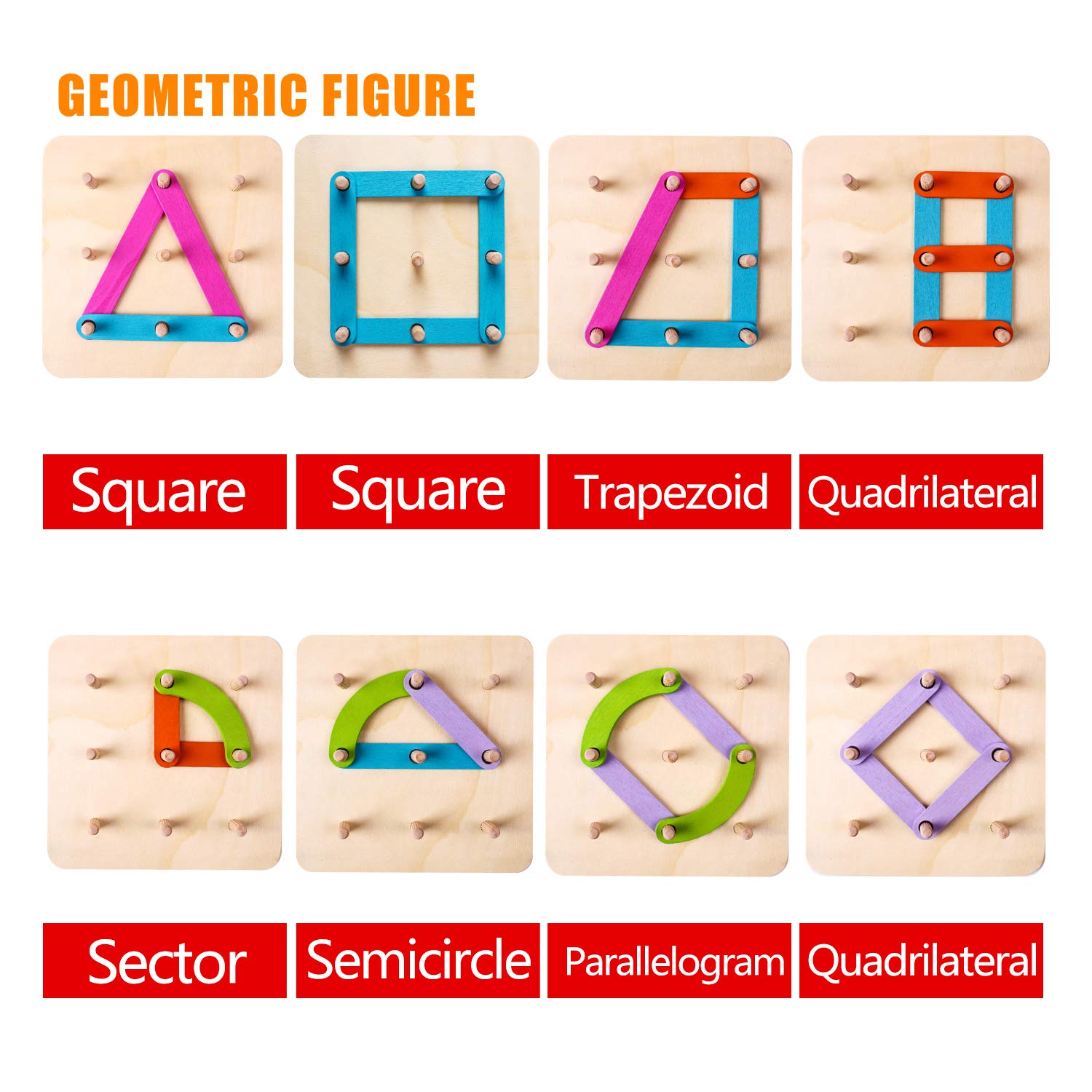 Kizh letters and numbers on pegboard enable easy, engaging learning experiences.