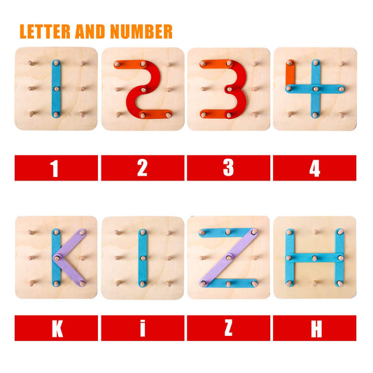 Kizh wooden blocks in color and shapes support color recognition and fine motor skills.