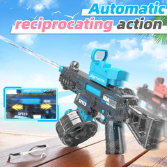 KIZJORYA water gun featuring a 500cc tank for longer play.
