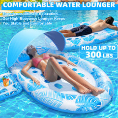 KIZJORYA easy setup inflatable float inflates quickly for stories
