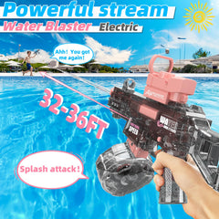 KIZJORYA electric water gun with transparent shell and visible core.