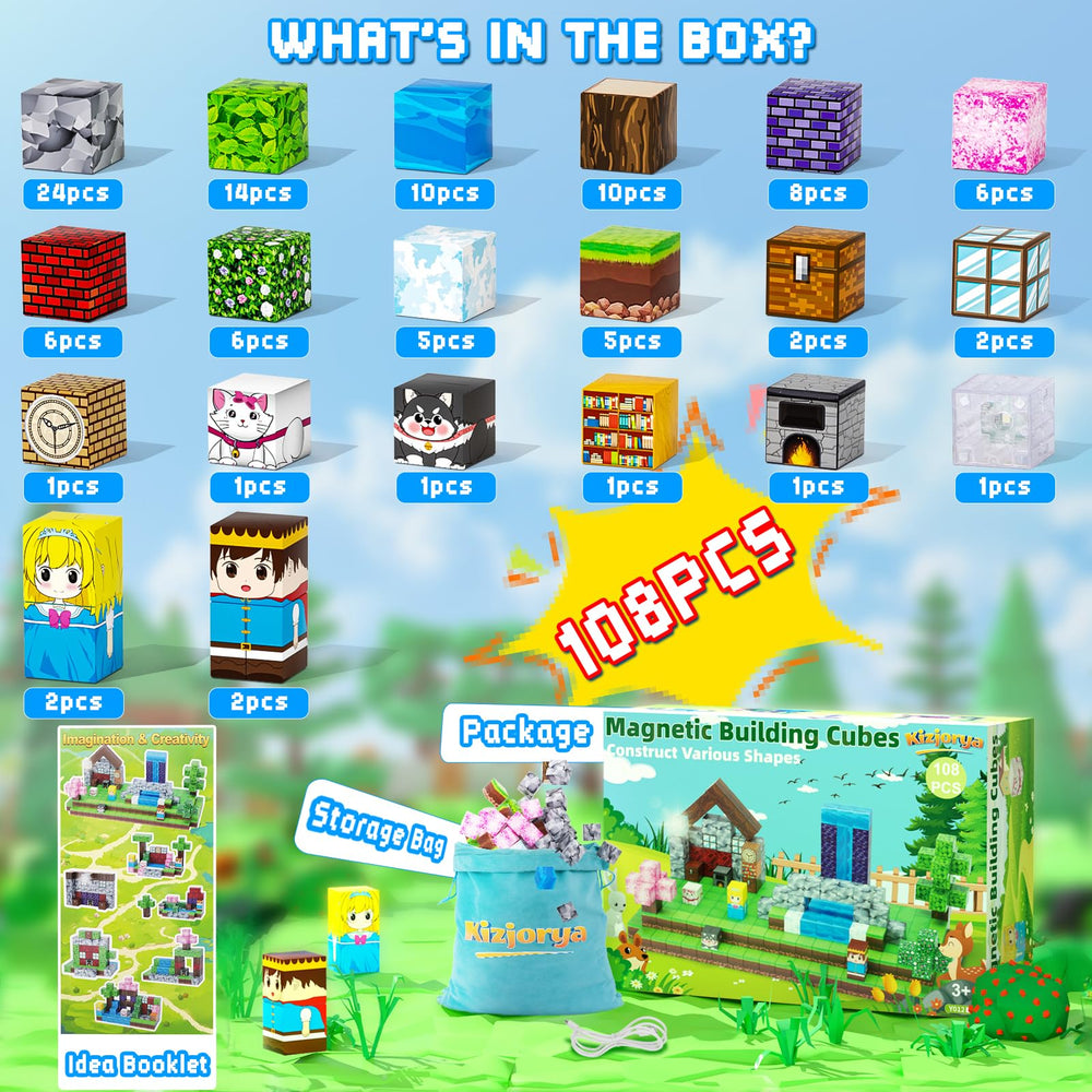 KIZJORYA light cube with battery showcases luminous play and easy visibility.