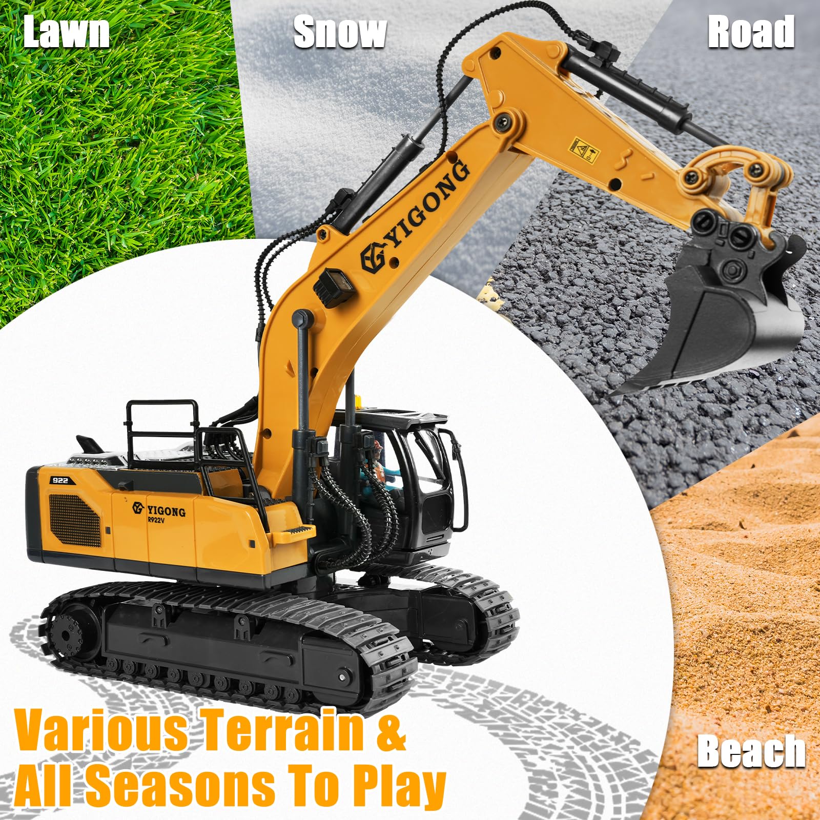 KIZJORYA dual-battery setup for extended playtime outdoors or indoors.
