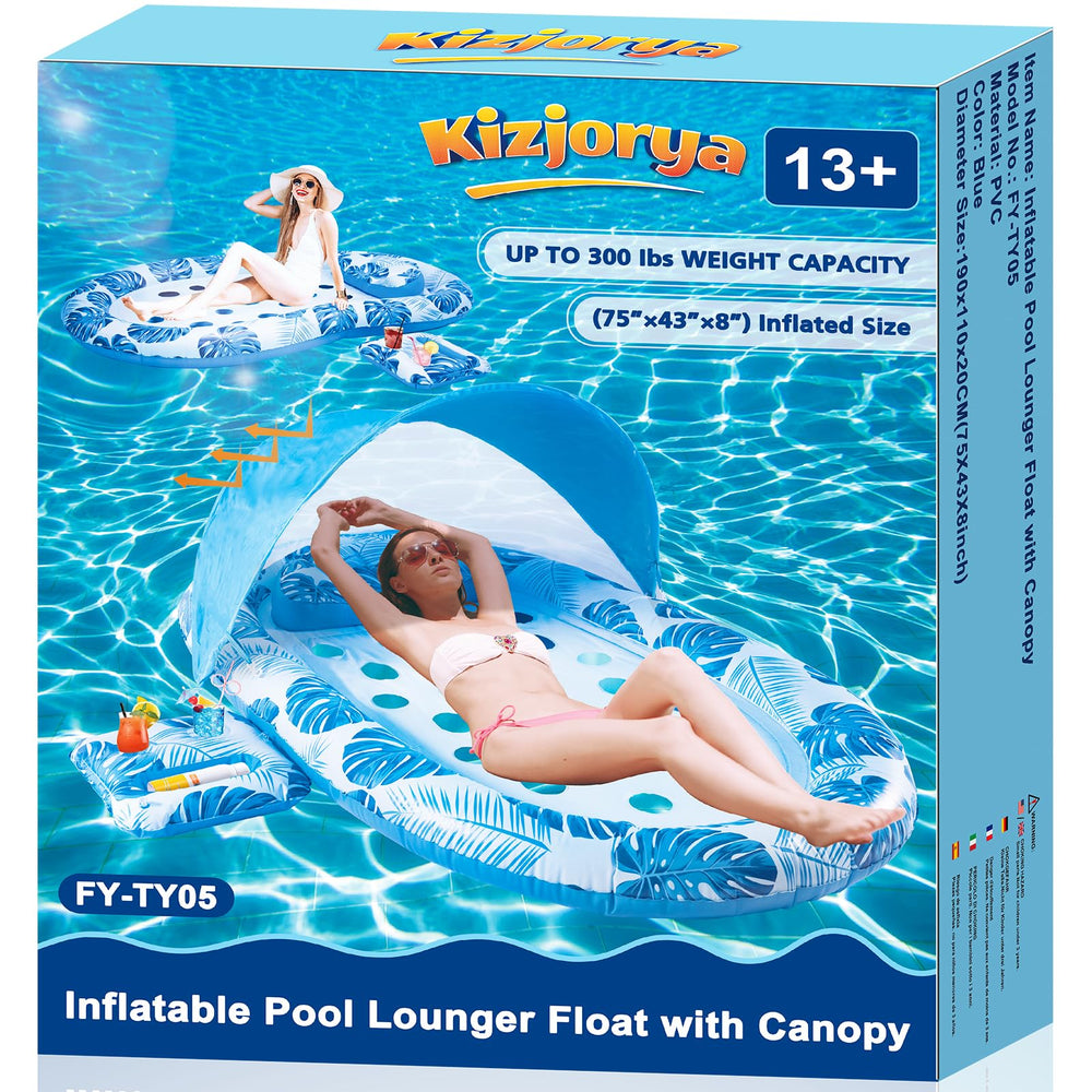 KIZJORYA versatile aquatic float for pool, lake, or beach days