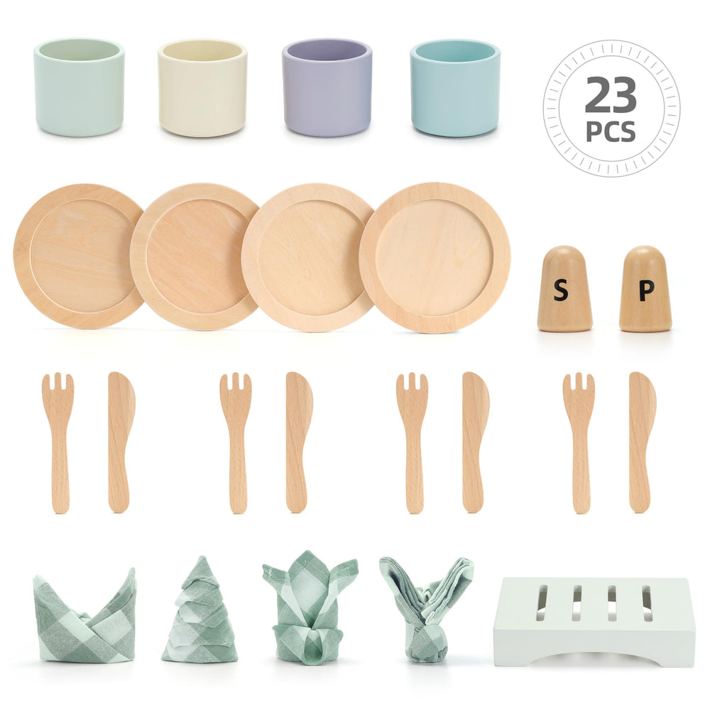KizKnows placemats protect tables during playtime.
