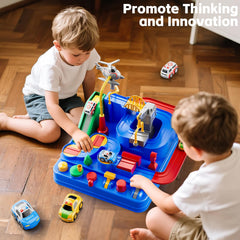 KIZONLY buttons and levers on track to teach cause and effect during play
