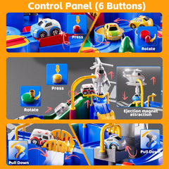 KIZONLY color-coded obstacles on the race track for learning
