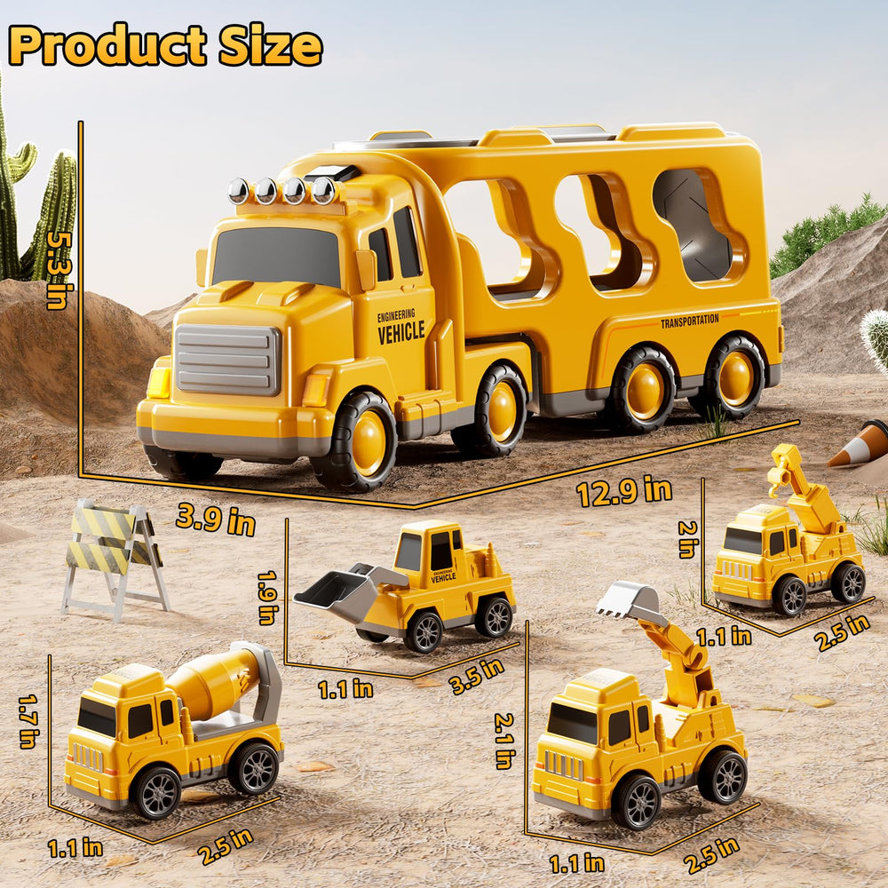 KIZONLY excavator; light and sound features spark engaging, dramatic play.