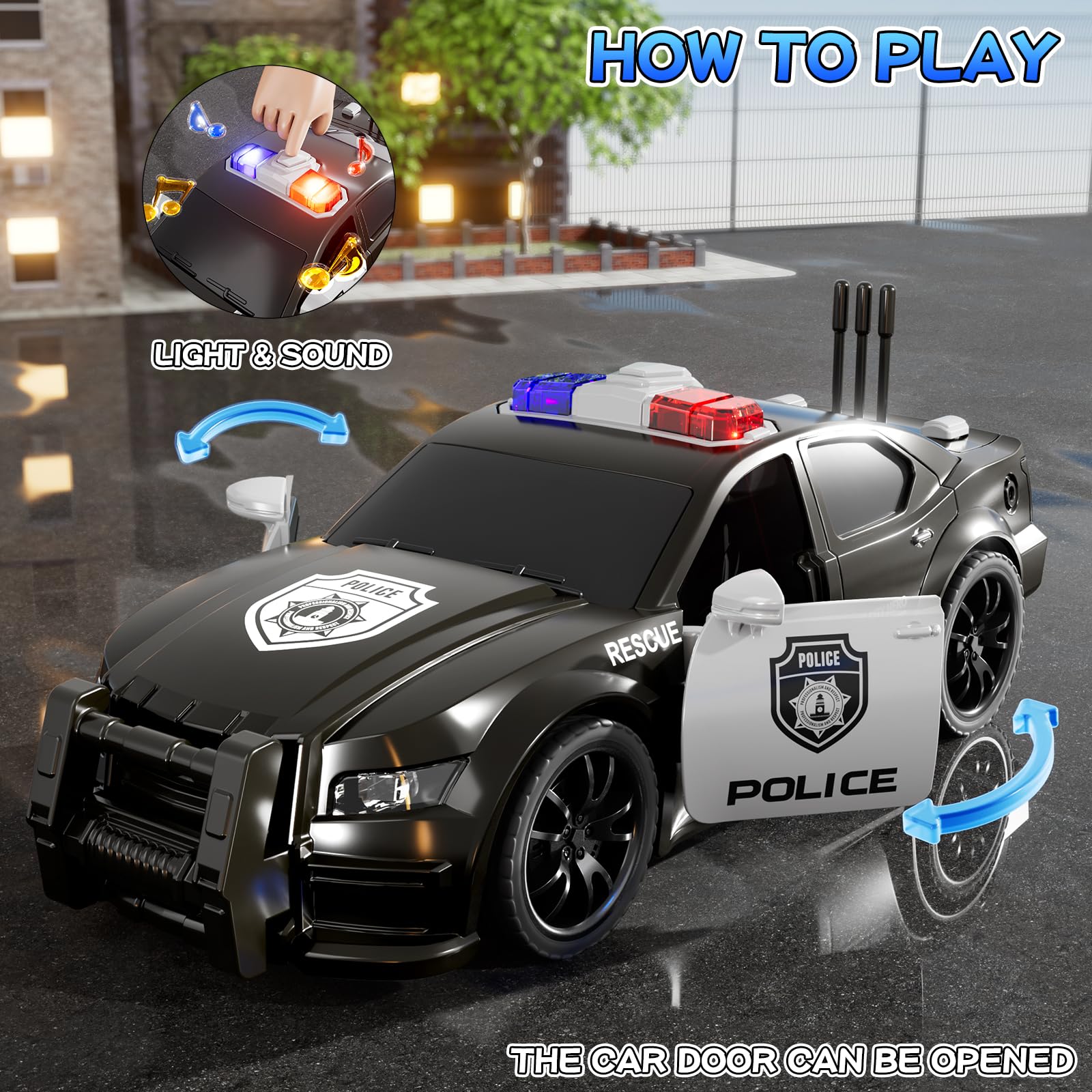 KIZONLY ambulance toy supports role-play and quick-service pretend care